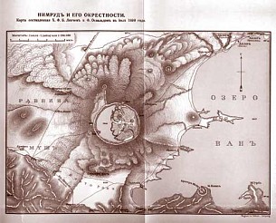 Нимруд и его окрестности (карта 1898 года)
