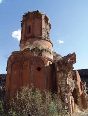 Церковь Девичьего монастыря в Ани (около 1215 г.)